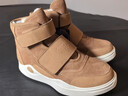 梵紀（VOCHAIN）澳洲雪地靴男羊皮毛一體冬季新款加厚保暖魔術(shù)貼東北戶(hù)外保暖短靴 栗色 40 曬單實(shí)拍圖