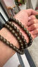 金絲楠木手串108顆陰沉木手鏈男女款文玩佛珠手串檀木佛珠 10mm*108顆 曬單實(shí)拍圖
