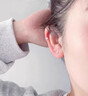 蔓笙S999純銀耳釘男女閃鉆不易過(guò)敏養耳洞耳骨釘氣質(zhì)小巧簡(jiǎn)約耳飾 999足銀【3MM一對】 曬單實(shí)拍圖
