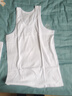 雅鹿3件裝男士背心男100%純棉夏季運動(dòng)健身寬肩打底吸汗無(wú)袖汗衫坎肩 【白白白】純棉背心3件 2XL 【建議120-150斤】 曬單實(shí)拍圖
