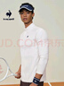 樂(lè )卡克（Le coq sportif）【網(wǎng)球】法國公雞2025年秋冬新品男款拼接長(cháng)袖T恤 象牙白色 L 曬單實(shí)拍圖