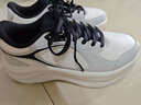 361°女鞋運動(dòng)鞋星躍秋冬季新品革網(wǎng)通勤休閑復古健身慢跑步鞋女 南極灰/光子灰【防潑水革面】 36 曬單實(shí)拍圖