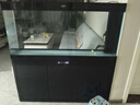 漢霸魚(yú)缸客廳2026新款家用客廳落地底濾一體超白玻璃大型金魚(yú)缸水族箱 黑+黑 屏風(fēng)150x40x155cm 曬單實(shí)拍圖