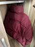 鴨鴨短款羽絨服女小個(gè)子冬裝2025新款韓版時(shí)尚立領(lǐng)白鴨絨外套高端外套 酒紅色（升級版） S  建議80-95斤 曬單實(shí)拍圖