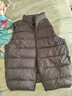 鴨鴨兒童羽絨背心馬甲新短款輕薄上衣男女童秋冬季校服神奇馬夾GM 曬單實(shí)拍圖