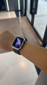 表帶哥適用蘋(píng)果手表保護殼iWatch SE3/2/1/s6/5/4保護殼apple半包單排watch鉆保護套防摔防刮44MM銀色 曬單實(shí)拍圖