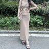巧丂2025年夏季網(wǎng)紅新款配裙子高跟涼鞋女外穿銀色黑色一字帶細跟涼拖 黑色 37碼(9.5cm) 曬單實(shí)拍圖
