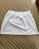 QBILY小屁簾 遮臀裙內搭打底簾裝飾假兩件鯊魚(yú)褲疊穿下擺半身裙 2件裝【白色+破洞白色】均碼 常規 曬單實(shí)拍圖