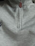 卡圖弛美式立領(lǐng)半拉鏈衛衣男春季重磅長(cháng)袖打底衫高街潮流運動(dòng)內搭上衣服 白灰色常規款 L 【建議100-120斤】 曬單實(shí)拍圖