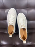 意利·零度潮輕奢男鞋真皮板鞋男春季新款百搭防臭一腳蹬小白鞋軟底運動(dòng)休閑鞋 米色 【品牌男鞋】限量款 42 【標準皮鞋碼】 曬單實(shí)拍圖