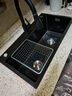 萬(wàn)和5.0加厚304不銹鋼雙槽改單槽廚房水槽大單槽洗菜盆一體盆洗菜池 防刮小米粒槽+【304三檔抽拉龍頭】 5MM面板75X40【雙槽改單槽尺寸X型排水】 曬單實(shí)拍圖