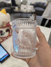 啟詩(shī)浮雕玻璃杯復古水杯果汁杯茶杯牛奶杯咖啡杯啤酒杯 2個(gè)太陽(yáng)花水杯 250ml 2000000只 曬單實(shí)拍圖