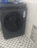 美菱（MeiLing）洗衣機12公斤全自動(dòng)變頻薄嵌入式家用大容量洗烘一體滾筒洗衣機除菌除螨DD直驅健康桶自潔洗衣機 S3AH120D黛藍灰 曬單實(shí)拍圖