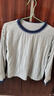 YISENNN純棉春秋季時(shí)尚印花女裝新款長(cháng)袖T恤女士寬松顯瘦圓領(lǐng)打底衫上衣 灰色【COLL】 XL 建議110-120斤 曬單實(shí)拍圖