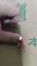 老凰祥百年古法工藝金包銀戒指輕奢款古法素圈金包銀男女對戒港碼 港碼18號 精致加厚加寬款 曬單實(shí)拍圖