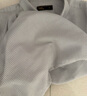 BLACKMONDAY純棉牛津紡豎條紋短袖襯衫男全棉免燙抗皺男士商務(wù)休閑襯衣 曬單實(shí)拍圖