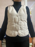 雅鹿羽絨馬甲女2025年秋冬新款輕薄內膽保暖時(shí)尚貼身大衣內搭V領(lǐng)背心 曬單實(shí)拍圖