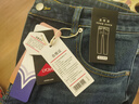 京東京造牛仔褲男秋季直筒褲子男士休閑長(cháng)褲四面彈加絨加厚 牛仔靛藍35 曬單實(shí)拍圖