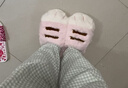 KKV萌趣貓爪虎爪女棉拖鞋可愛(ài)高顏值學(xué)生宿舍外穿情侶居家棉新年禮物 虎爪36-37碼·淺粉 曬單實(shí)拍圖