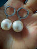 黛米11-12mm淡水珍珠耳飾S925銀耳釘生日禮物送女友老婆附證書(shū) 曬單實(shí)拍圖