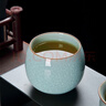 唐豐（TANGFENG）汝窯茶杯主人杯單杯功夫茶具陶瓷茶盞個(gè)人專(zhuān)用冰花冰裂品茗杯大號 冰花肚量杯 曬單實(shí)拍圖