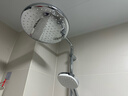 高儀（GROHE）原裝進(jìn)口智能恒溫淋浴花灑套裝 家用一體式250頂噴 【圓形】白色手持 曬單實(shí)拍圖