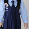 可英 GOWINBABY女童學(xué)院風(fēng)連衣裙2025秋季朱迪兔子警官衣服兒童jk套裝裙夏季裙子 藍色秋季套裝（加領(lǐng)帶） 100 （適合身高90cm-100cm） 曬單實(shí)拍圖