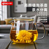 天喜（TIANXI）玻璃泡茶壺2025新款家用加厚耐高溫小花茶壺單壺煮茶燒水壺 【加厚防爆】企鵝壺650ML 曬單實(shí)拍圖
