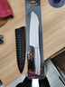 十八子作 水果刀套裝瓜果刀家用不銹鋼蔬果削皮刀具刺身壽司料理小菜刀 多用刀H307 曬單實(shí)拍圖