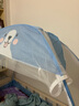 名享優(yōu)品兒童嬰兒床蚊帳帳篷蒙古包全罩式通用bb床寶寶蚊帳罩免安裝可折疊 寬75長(cháng)160 單大門(mén)全底藍色 曬單實(shí)拍圖