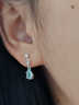蘇十六999銀水滴耳釘2025新款小眾設計高級感耳飾女生耳環(huán)生日禮物女友 999銀藍色水滴耳環(huán) 曬單實(shí)拍圖