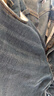 HLA海瀾之家牛仔褲男25山不在高系列直筒有型褲子男秋季 曬單實(shí)拍圖