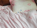 雅鹿秋冬季牛奶絨床上四件套雪花絨床上用品床單加絨被套宿舍三件套 草莓熊【雙面加絨 蓄熱保暖】 1.8m床單四件套-被套200*230cm 曬單實(shí)拍圖