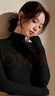 都市麗人針織衫女半高領(lǐng)2025秋冬新款打底衫女內搭修身百搭抗起球毛衣上衣 曬單實(shí)拍圖