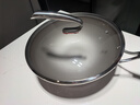 京東京造 鈦金純鈦炒鍋 【一級不粘】炒菜無(wú)涂層燃氣灶電磁爐通用 30cm 曬單實(shí)拍圖