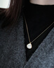 Arsis流光貝語吊墜項鏈白貝母項鏈女高級百搭氣質(zhì)金色鎖骨鏈送女友禮物 流光貝語項鏈（金色） 曬單實拍圖