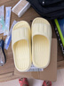 潔麗雅拖鞋女夏季室內家居家用浴室洗澡防滑防臭EVA情侶靜音涼拖鞋男夏 黃色【熱賣(mài)款】 40-41 （適合39-40碼） 曬單實(shí)拍圖