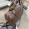 柏歐雅新款包包女2025新款時(shí)尚大容量波士頓枕頭包真皮手提包單肩斜挎包 咖啡色 曬單實(shí)拍圖