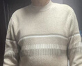 恒源祥加厚100%山羊絨衫男士半高領(lǐng)保暖毛衣15381799 淺卡其 170/88A  曬單實(shí)拍圖