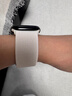 適用蘋(píng)果S11手表表帶S10尼龍編織applewatch9磁吸扣腕帶女款 星光色(金屬扣) 適用iwatch S6/5/4/SE【40mm】 曬單實(shí)拍圖