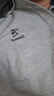 啄木鳥(niǎo)（TUCANO）短袖t恤男士純色商務(wù)休閑經(jīng)典polo打底衫百搭上衣男裝 淺灰 XL 曬單實(shí)拍圖