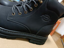Dickies男士馬丁靴高幫時(shí)尚男靴百搭舒適透氣工裝靴 黑色加絨 41  曬單實(shí)拍圖