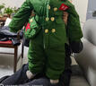 耀譽(yù)東北軍大衣 嬰兒衣服分體套裝加絨加厚夾棉寶寶帥氣拜年過(guò)年服 分體套裝四件套 90 適合10-14個(gè)月體重23斤內 曬單實(shí)拍圖