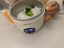 SKULD時(shí)蔻兒童餐具智能K5輔食碗保溫碗免注水恒溫碗316L不銹鋼寶寶碗 曬單實(shí)拍圖