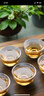 【采銷(xiāo)推薦】到手6只耐熱玻璃小茶杯高白瓷品茗茶杯茶具主人杯 玻璃小茶杯 50ml 6只 曬單實(shí)拍圖