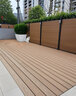 簡(jiǎn)木麗塑木地板戶(hù)外庭院陽(yáng)臺別墅露臺花園院子露天防腐木塑室內外地臺 二代共擠【木紋款】楓木色 曬單實(shí)拍圖