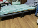 采邑折疊床午休單人床躺椅行軍床辦公室午睡床醫院陪護床四折床簡(jiǎn)易床 海綿款四折疊70*190【附8輪】 曬單實(shí)拍圖
