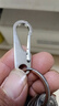德國進(jìn)口鑰匙扣304不銹鋼鑰匙扣男士汽車(chē)鑰匙鏈掛件腰掛鎖匙扣掛 小剛一代-鏡面 曬單實(shí)拍圖