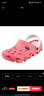 回力洞洞鞋涼鞋男女純色洞洞鞋度假休閑兩穿戶(hù)外舒適軟底透氣涼拖鞋 粉紅 36 曬單實(shí)拍圖