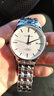 天王（TIAN WANG）情侶手表時(shí)尚簡(jiǎn)約百搭鋼帶防水石英男表品牌腕表情人節禮物31203 白面 鋼帶 男表 曬單實(shí)拍圖
